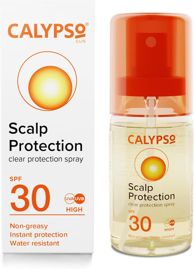 Calypso Hair & Scalp Protection Spray SPF30 Non Greasy High Protection UVA and UVB, 50Ml