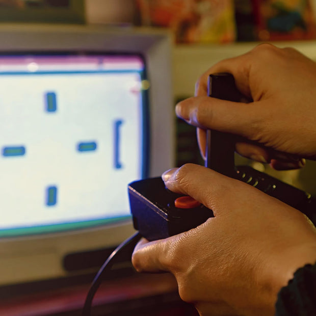 Segrehy Retro Classic 3D Joystick Controller with 3D Analog Stick, Wear-Resistant Game Controller for Atari 7800, Classic Replacement Joystick for 2600 Console