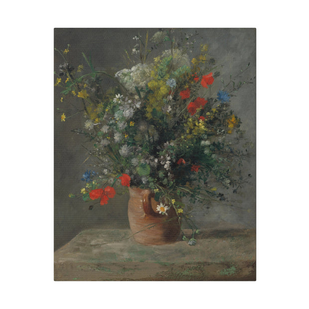 Flowers in a Vase, c. 1866, Auguste Renoir