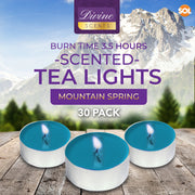 30Pk Scented Tea Lights Candles | Various Perfumes 4 Hour Burn Night T Tealights