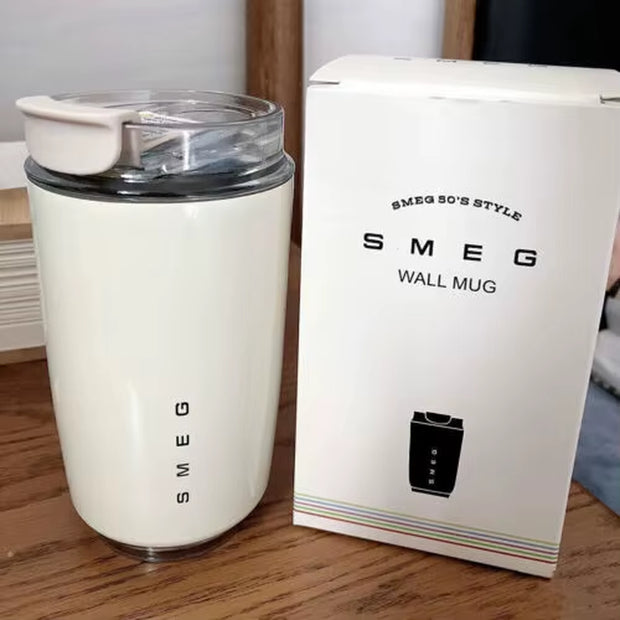 For Smeg Coffee Mug Stainless Steel Travel Water Bottle Insulated 240Ml Cup