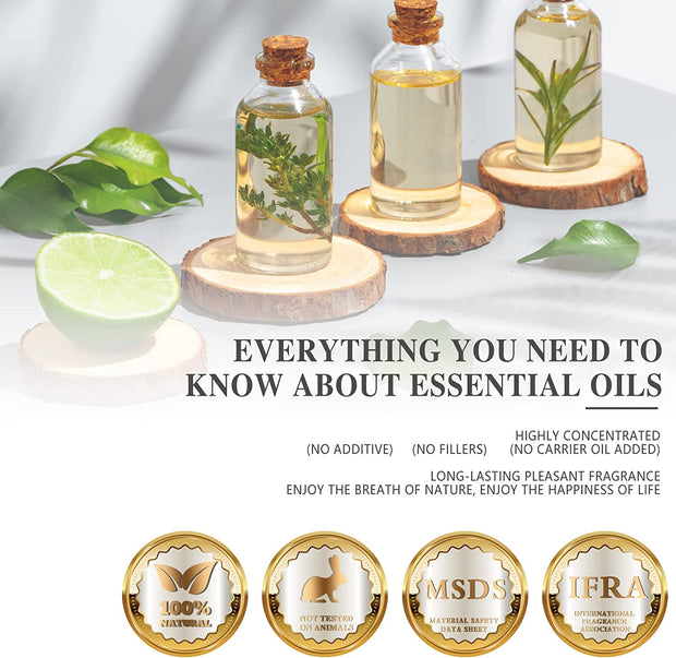 Vanilla Essential Oils 30ML, Vanilla Oil for Diffuser, Humidifier, DIY, Home, Wardrobes