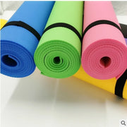 Extra Thick 183Cmx61Cm Yoga Mats Non-Slip Exercise Mat Fitness Tasteless Pilates Workout Gym Mats with Bandage Sports Fitness