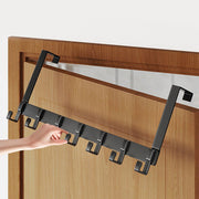 Heavy Duty Aluminium 7 Hook over Door Organiser Rack Coat Towel Robe Hanger