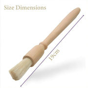 Pastry Brush with Natural Bristles for Glazing & Baking Glazing Brush Oiling NEW
