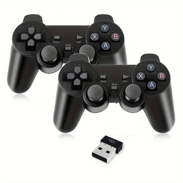 2 PCS 2.4Ghz Wireless Gamepad No Delay Game Controller USB Joystick for PC Android TV Controle for PC BOX GAME BOX