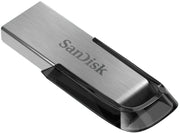 Sandisk 128GB Ultra Flair USB 3.0 Flash Drive USB Stick, Memory Stick with Transfer Speeds up to 150 Mb/S, Password Protection, Durable, Sleek Metal Casing Silver/Black