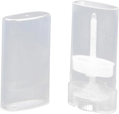 DOITOOL 10Pcs Lipstick Tube Empty Lip Balm Containers Oval Lip Tubes Clear Container Moisturizer Lip Gloss Storage Containers Empty Lip Balm Tube Moisten the Lips Powder Tube