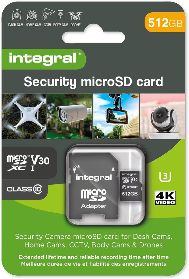 Integral 128GB Micro SD Card 4K Video Premium High Speed Memory Card SDXC up to 100MB S Read and 50MB S Write Speed V30 C10 U3 UHS-I A1