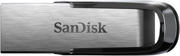 Sandisk 128GB Ultra Flair USB 3.0 Flash Drive USB Stick, Memory Stick with Transfer Speeds up to 150 Mb/S, Password Protection, Durable, Sleek Metal Casing Silver/Black