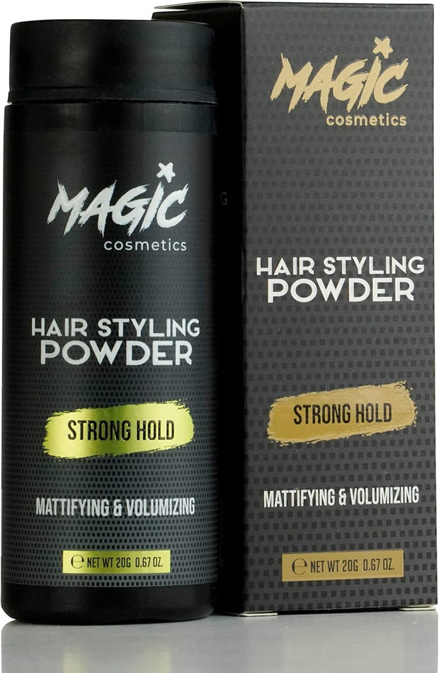 Hair Styling Powder 20Gr | Unisex Root Hair Styling Powder | Matt Look | Anti-Gravity Powder Styler & 031 Hair Beard Styling Comb | Flexible | Anti-Static Handle | for Hair and Beard