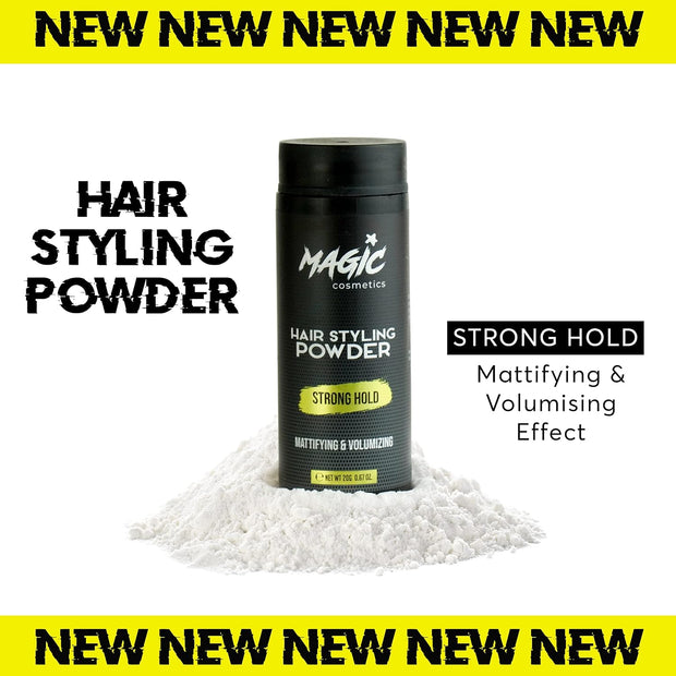 Hair Styling Powder 20Gr | Unisex Root Hair Styling Powder | Matt Look | Anti-Gravity Powder Styler & 031 Hair Beard Styling Comb | Flexible | Anti-Static Handle | for Hair and Beard