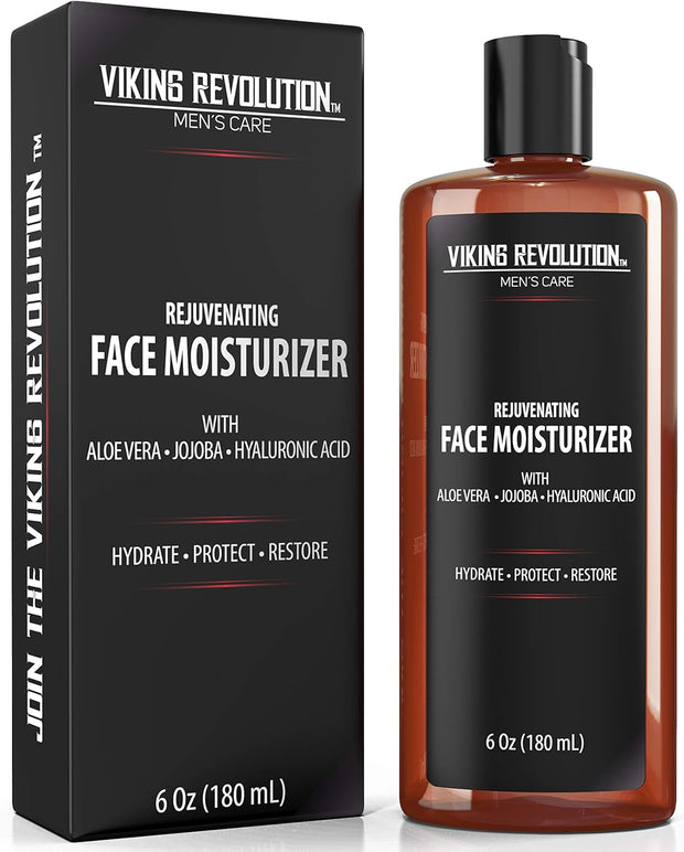 - Moisturiser for Men - Natural Mens Moisturiser Face - anti Wrinkle & anti Aging Mens Face Moisturiser - Hydrate & Protect - 180 Ml