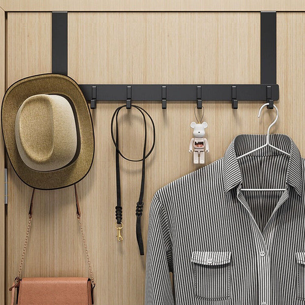 Over the Door 8 Hooks Bathroom Organizer Rack Clothes Coat Hat Towel Hanger