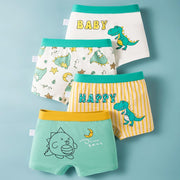 Boys Underwear Boxer Shorts Cotton Dinosaur Pattern Boxer Brief Underwear 12 Pack, 3-13 Years