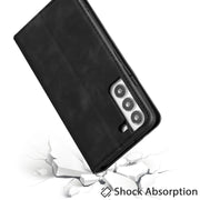 For Samsung Galaxy S22 S21 S20FE A12 A52 Leather Magnetic Flip Wallet Case Cover