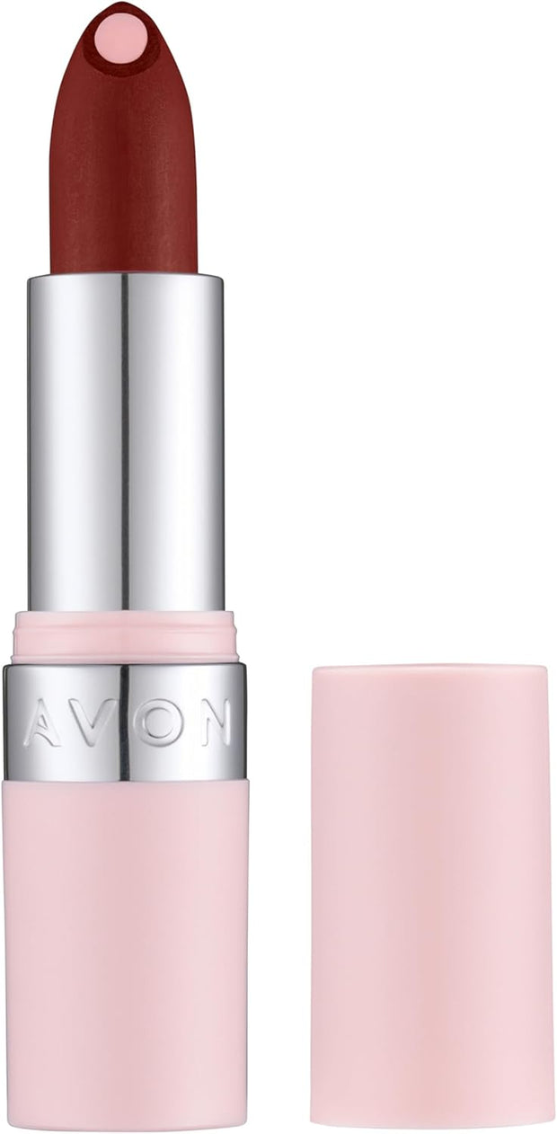 Avon Hydramatic Matte Lipstick 3.6G | Hydrating Intense Colour | SPF 10 | Plumper and Smoother Looking Lips | Cruelty Free | Rosy