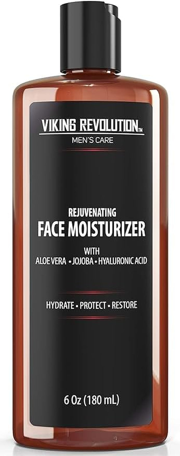 - Moisturiser for Men - Natural Mens Moisturiser Face - anti Wrinkle & anti Aging Mens Face Moisturiser - Hydrate & Protect - 180 Ml