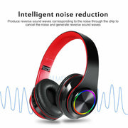 Wireless Bluetooth 5.1 Headphones Noise Cancelling Over-Ear Stereo Earphones UK