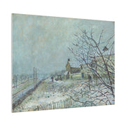 First Snow at Veneux-Nadon, 1878, Alfred Sisley