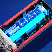 LED Bike Light USB Rechargeable 4 Modes Black ABS Cycle Front Lights Waterproof