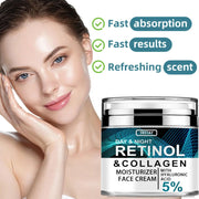 Collagen Retinol Hyaluronic Acid Cream, Retinol and Collagen Face Cream,