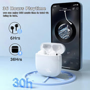 Wireless Earbuds, Bluetooth 5.3 Headphones in Ear Buds with Hifi Stereo, Wireless Earphones with ENC Noise Cancelling Mic, 36H Playtime, IP7 Waterproof Bluetooth Earbuds for Iphone/Android/Samsung