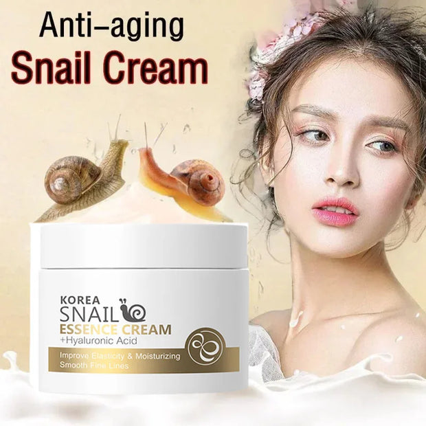 Snail Anti-Aging Cream Collagen Moisturizing Nourish Repair Face Damaged Lift Firm Smooth Bright Whitening Skin Care Day Cream