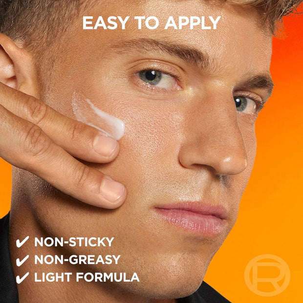 L'Oreal Men Expert Anti-Fatigue Moisturiser, Hydra Energetic Men'S Moisturiser with Vitamin C*, Helps Fight of Appearance of Dark Circles and Intensively Hydrates Skin, [100Ml]