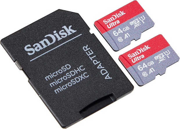Sandisk 32GB Ultra Microsdhc Card + SD Adapter up to 120 Mb/S with A1 App Performance UHS-I Class 10 U1