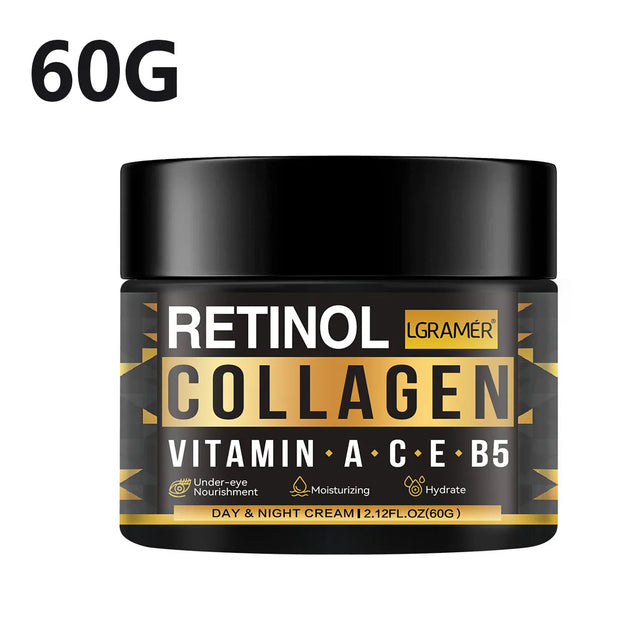 Collagen & Retinol Cream anti Aging Whitening Cream Face Moisturizer anti Wrinkle Day & Night Retinol Moisturizer Face Cream