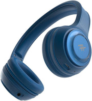 Ifrogz Bluetooth Headphones Aurora Noise Isolating On-Ear Controls + Mic- Blue