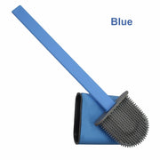 Toilet Brush & Toilet Brush Holdersilicone Soft TPR Cleaning Brush Full Set 2PK