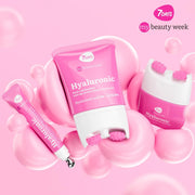 7Days Eye Cream with Hyaluronic Acid - Korean Skincare - Eye Cream for Dark Circles and Puffy Eyes - anti Aging Eye Bags Remover - anti Wrinkles Eye Gel with Cooling Massager