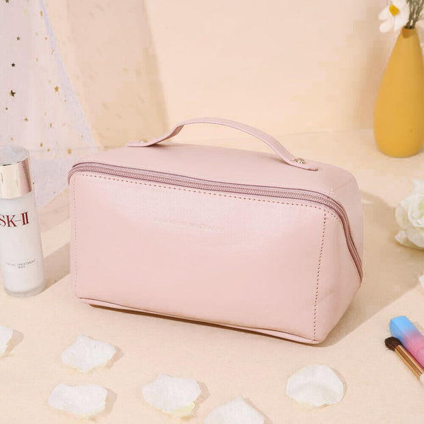 Large Capacity Toiletry Cosmetic Vanity Storage Pouch Travel Make-Up Cases & Bag
