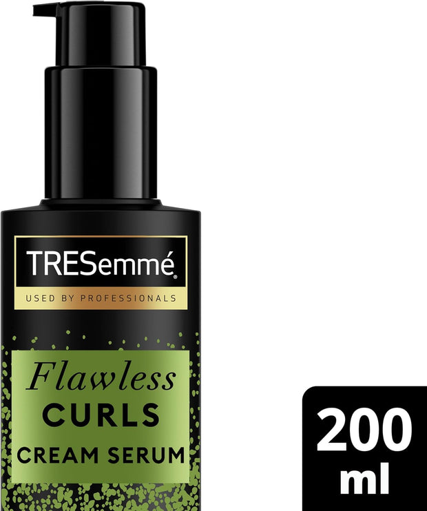 Tresemme Flawless Curls Leave-In Cream Hair Serum Hair Treatment with Coconut Oil & Ceramide for Deep Nourishment & up to 72-Hour Curl Definition 200 Ml