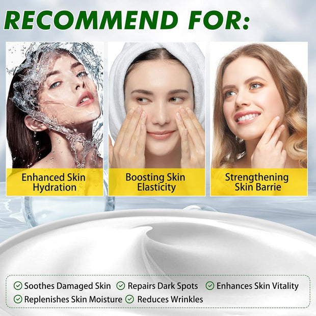 Snail Mucin Moisturizer - Snail Mucin Serum Cream, Face Moisturizer with Advanced Snail 92 Mucin Essence, Face Moisturizing Cream for Dry Skin, Day & Night Korean Skin Care Repair Cream