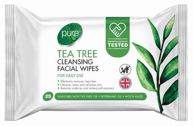 Pure Tea Tree Cleansing Make-Up Wipes Face Wipes Makeup Remover