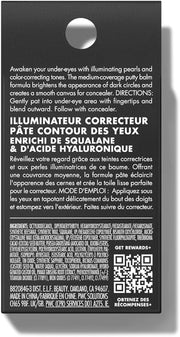 E.L.F. Putty Colour-Correcting Eye Brightener, Under-Eye Brightener & Primer for Reducing Appearance of Dark Circles, Vegan & Cruelty-Free, Fair