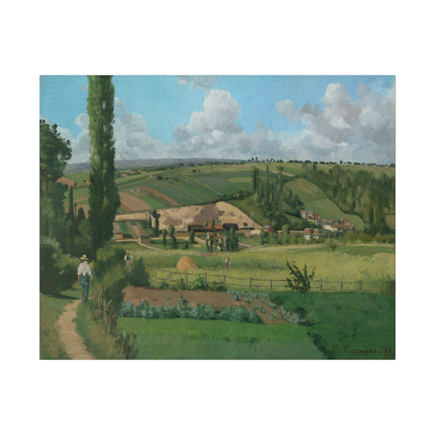 Landscape at Les Pâtis, Pontoise, 1868, Camille Pissarro