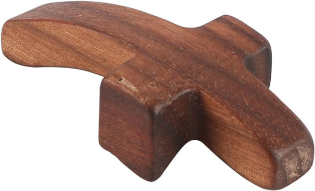 Tiardey 2Pcs Wooden Crosses Handheld Wooden Protection Cross Jesus Wooden Heart-Shaped Stress Relief Cross My Heart Encourages Gifts Thumb-Held Cross for Prayer