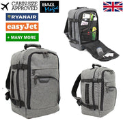 RYANAIR 40X20X25Cm EASYJET Underseat Cabin Approved Backpack Rucksack Travel Bag
