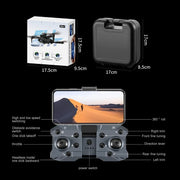 K10 MAX Drone HD 4K Three Cameras Aerial Photography UAV Obstacle Avoidance Optical Flow Positioning Aircraf Toys Christmas Gift