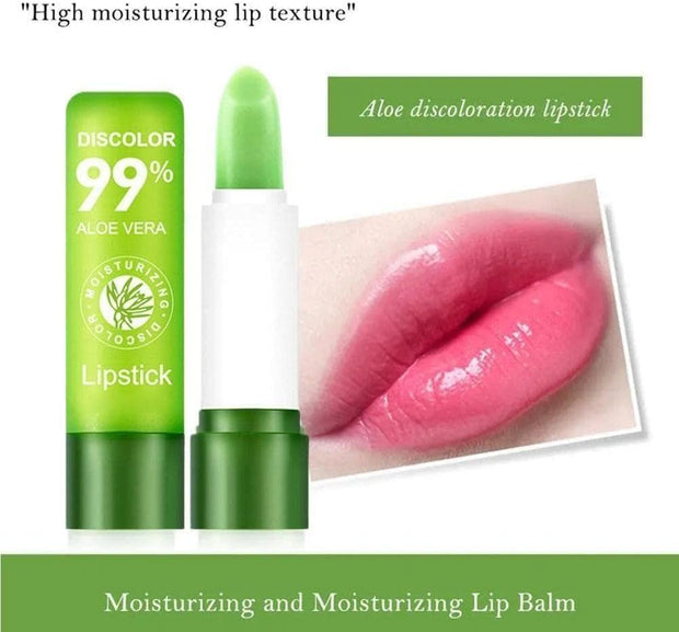 Color Changing Lip Balm Natural Aloe Veras Lipstick Long Lasting Moisturizing I2B6 Cosmetics Makeup for Women