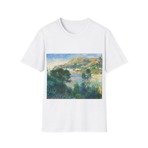 View of Monte Carlo from Cap Martin_c. 1884_Auguste Renoir soft cotton shirt