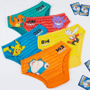 Pokemon Boys Briefs, Comfortable Cotton Breathable Underwear Pack of 5 Kids Underpants