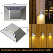 Solar Lights Outdoor LED Solar Lamps IP65 Waterproof for Garden Decoration Balcony Yard Street Wall Decor Lamps Gardening