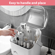 Xlarge Cosmetic Skincare Organiser Tabletop Make-Up Storage Case 2 Drawers Box