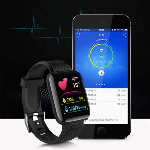 D13 Smart Watch Men Blood Pressure Waterproof Smartwatch Women Heart Rate Monitor Fitness Tracker Watch Sport for Android IOS