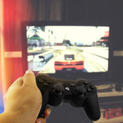 JAMSWALL Controller for Ps3, Wireless Bluetooth Controller Gamepad Joystick, Double Vibrating Controller for P-3 with Charger Cable Cord Thump Grips